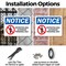 Signmission Restricted Area Authorized Personnel OSHA Notice Sign, Plastic, 14in W x 10in L, 2PK OS-2PACK-NS-P-1014-L-18077 - alternate 7